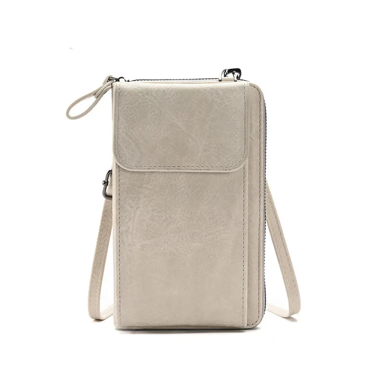 Women’s Crossbody Phone Wallet – Small PU Leather Shoulder & Handbag