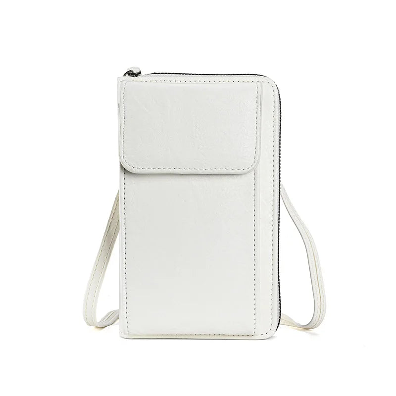 Women’s Crossbody Phone Wallet – Small PU Leather Shoulder & Handbag