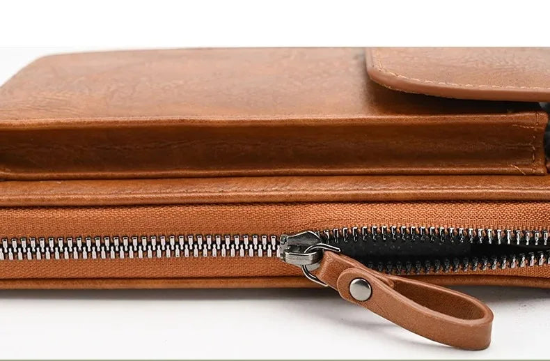 Women’s Crossbody Phone Wallet – Small PU Leather Shoulder & Handbag